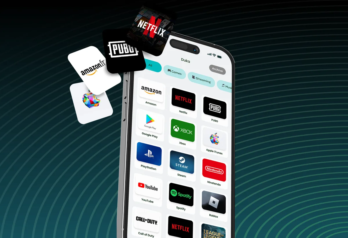 FIKA Duka marketplace with Netflix, PUBG, Amazon and more